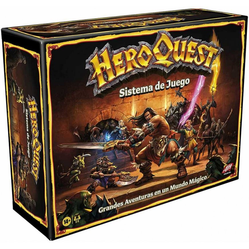 Hasbro Spanish Avalon Hill Dungeon Adventures HeroQuest board game – 3