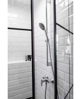 Soul shower head with water-saving function, Ø 9.6 cm, 3 spray settings, WENKO