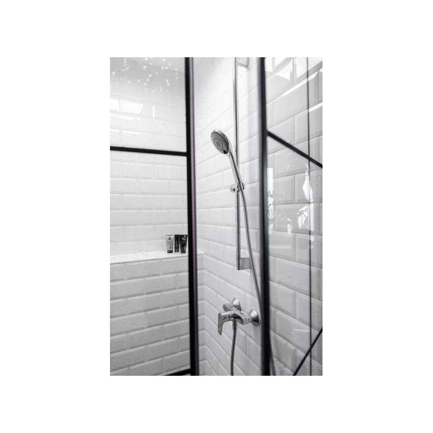 Shower head with water-saving function, Ø 9.6 cm, 3 spray settings, WENKO