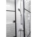 Shower head with water-saving function, Ø 9.6 cm, 3 spray settings, WENKO Shower head with water-saving function, Ø 9.6 cm, 3 spray settings, WENKO