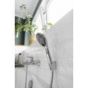 Shower head with water-saving function, Ø 9.6 cm, 3 spray modes, WENKO Shower head with water-saving function, Ø 9.6 cm, 3 spray modes, WENKO