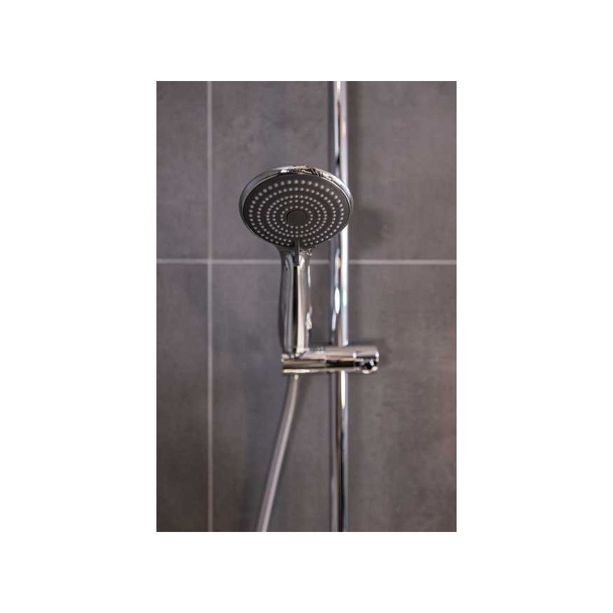 Shower head with water-saving function, Ø 9.6 cm, 3 spray settings, WENKO – 3