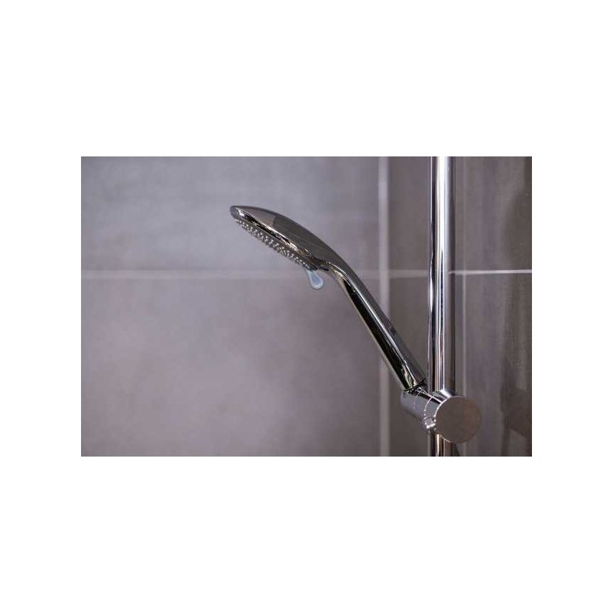 Shower head with water-saving function, Ø 9.6 cm, 3 spray modes, WENKO – 4