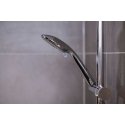 Shower head with water-saving function, Ø 9.6 cm, 3 spray settings, WENKO Shower head with water-saving function, Ø 9.6 cm, 3 spray settings, WENKO