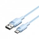 USB 2.0 A į USB-C 3A kabelis Vention CTNLF 1M (mėlynas) USB 2.0 A į USB-C 3A kabelis Vention CTNLF 1M (mėlynas)