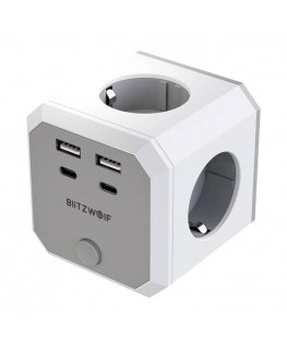 BlitzWolf BW-EC2 8-in-1 energijos kubas (4xAC / 2 x USB-A / 2 x USB-C)