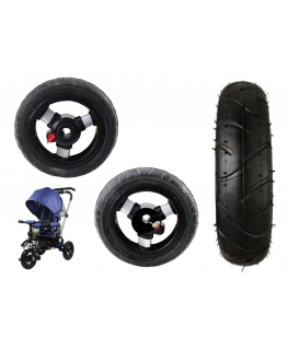 "Lean Cars" plastic wheel with rubber tire (inflatable) PRO 700 front