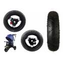 "Lean Cars" plastic wheel with rubber tire (inflatable) PRO 700 front "Lean Cars" plastic wheel with rubber tire (inflatable) PRO 700 front