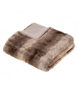 Atmosphera Kailio blanket GRIZZLI, 120 x 160 cm, sand color