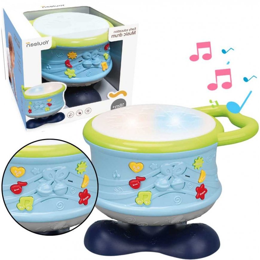 Lean Toys Interactive Educational Drum