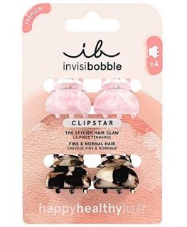 Invisibobble Hiusklipsi Clipstar Petit Four Uusi 4 kpl.