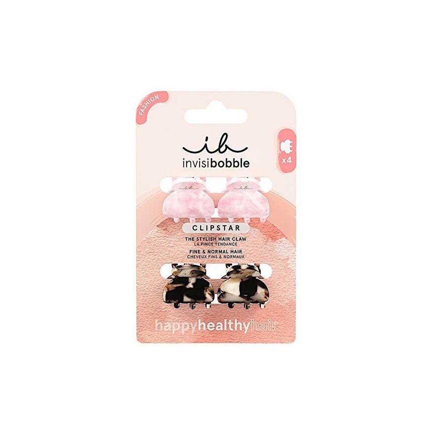 Invisibobble Hiusklipsi Clipstar Petit Four Uusi 4 kpl.