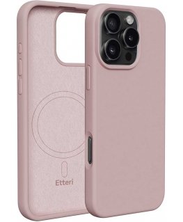 Telforceone Etteri Silikonikotelo Apple iPhone 16 Pro Max 6,9" vaaleanpunaisena