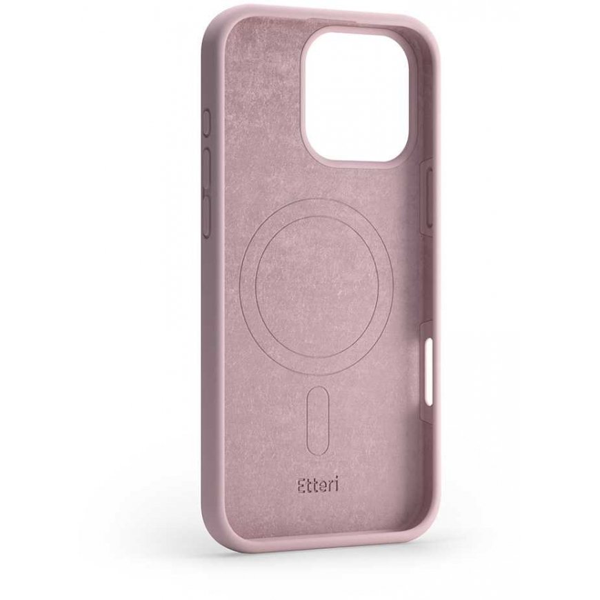 Telforceone Etteri Silikonikotelo Apple iPhone 16 Pro Max 6,9" vaaleanpunaisena – 3
