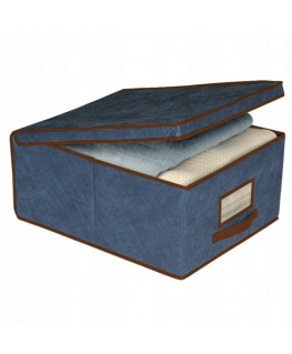 ORDINETT Box fabric 50 x 40 x 25cm Blue