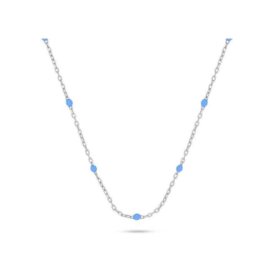 Brilio Silver Brilio Sidabrinis Silver pendant with blue beads NCL112WTQ