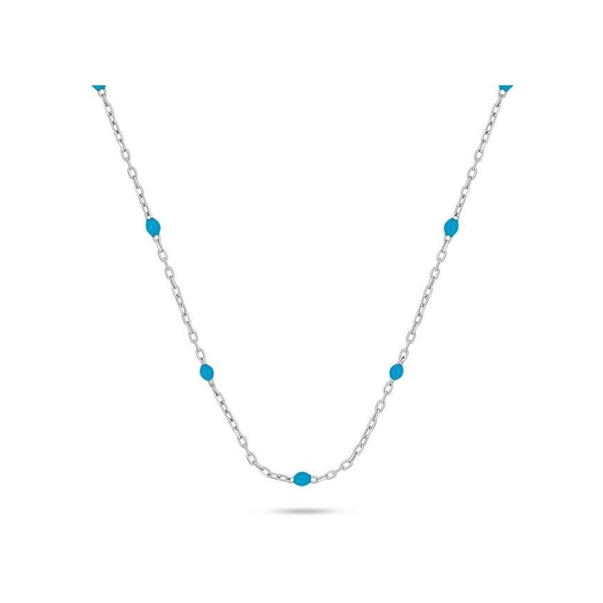 Brilio Silver Brilio Sidabrinis Silver pendant with blue beads NCL112WTQ – 2