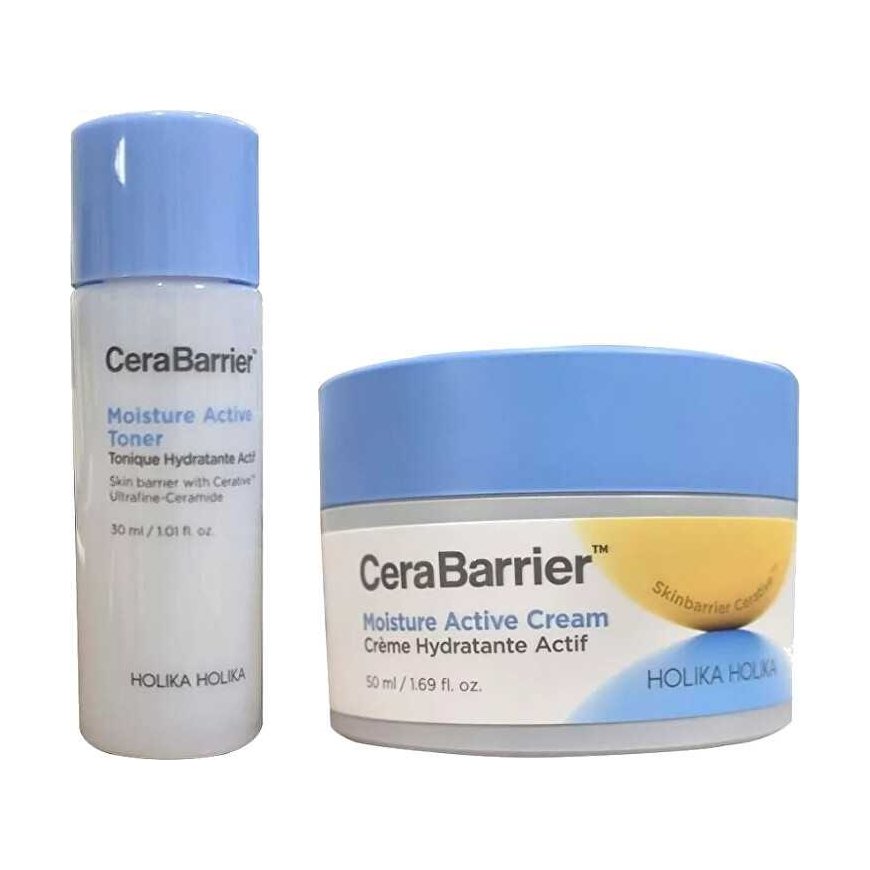 Holika CeraBarrier Set - Gift set for hydrating skin care