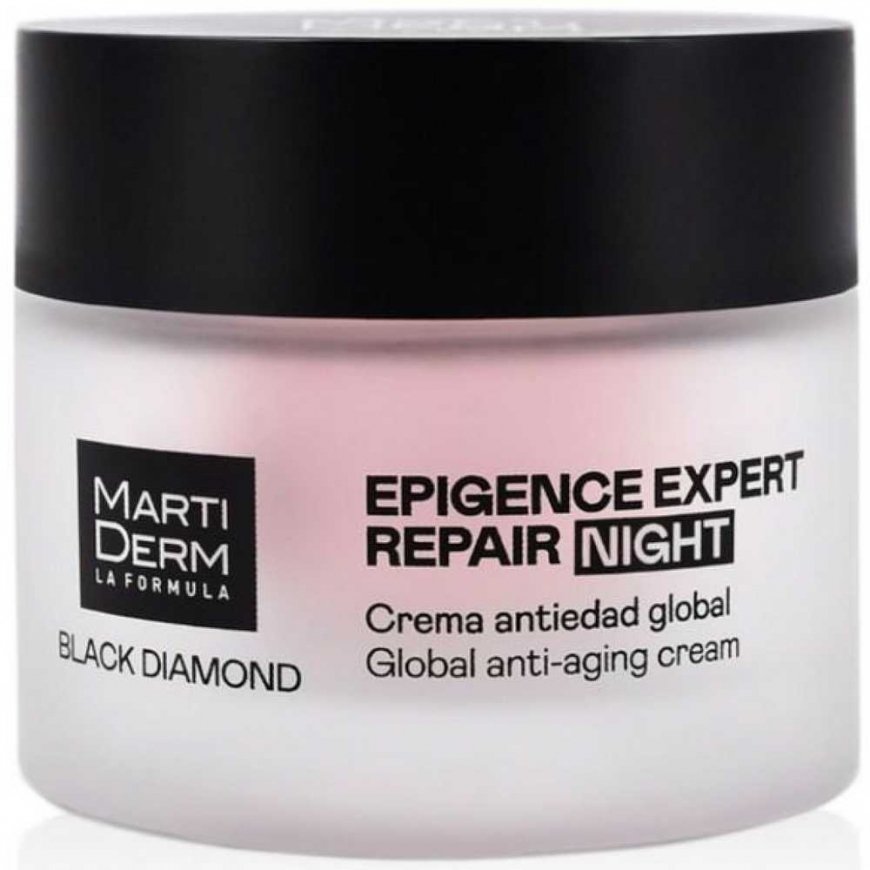 Martiderm Juodas DIAMOND Epigence Expert Night Repair Kreminis naktinis veido kremas, 50 ml – 2