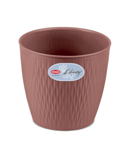 Stefanplast Liberty Planter Ø30x27cm brown