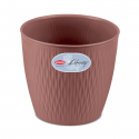 Stefanplast Liberty Planter Ø30x27cm brown Stefanplast Liberty Planter Ø30x27cm brown