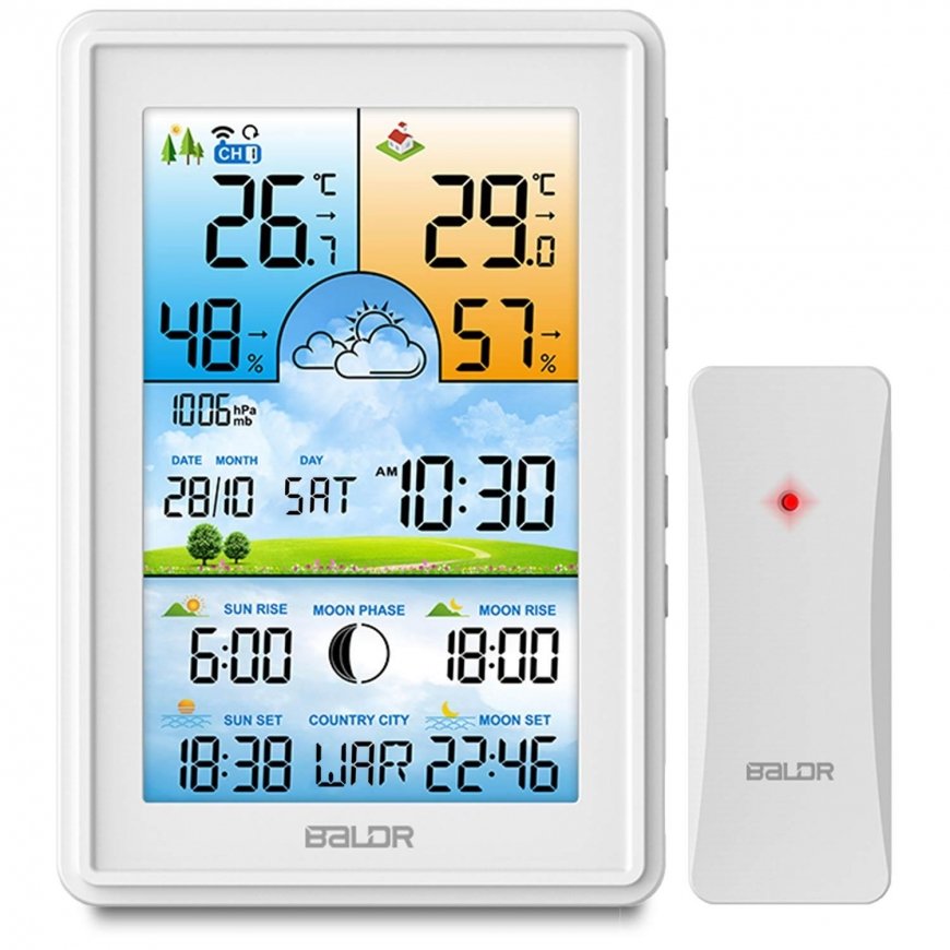 Berdsen-meteorologinen asema näytöllä BD-906 valkoinen – 2