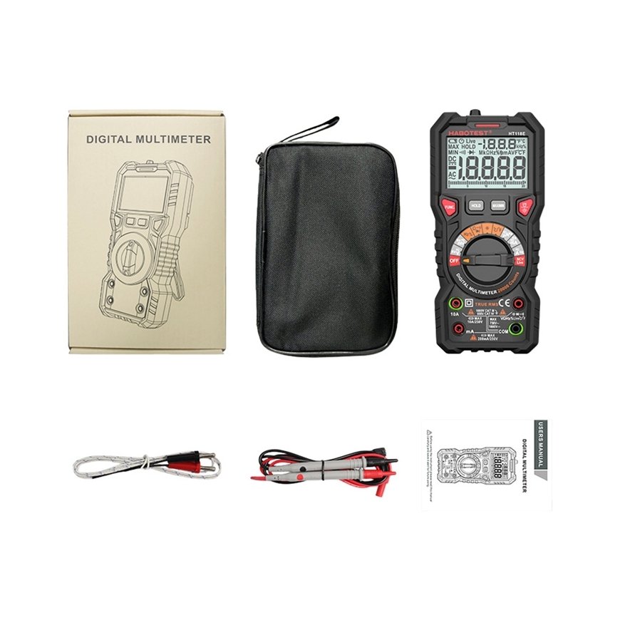 Habotest HT118E Universal Digital Multimeter True