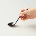 ORIGAMI - Ceramic cup spoon - black ORIGAMI - Ceramic cup spoon - black