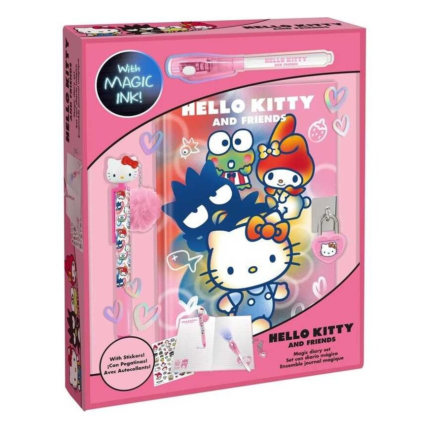 Kids Licensing Hello Kitty Diary + magic pen + topper pen