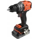 Black & Decker akumuliatorinis gręžtuvas/suktuvas, 50Nm, 18V POWERCONNECT, Juodas & Decker [BLD682D1XK-QW] 2.0Ah, lagaminas
