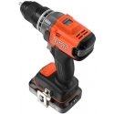 Black & Decker cordless drill/driver, 50Nm, 18V POWERCONNECT, Black & Decker [BLD682D1XK-QW] 2.0Ah, case