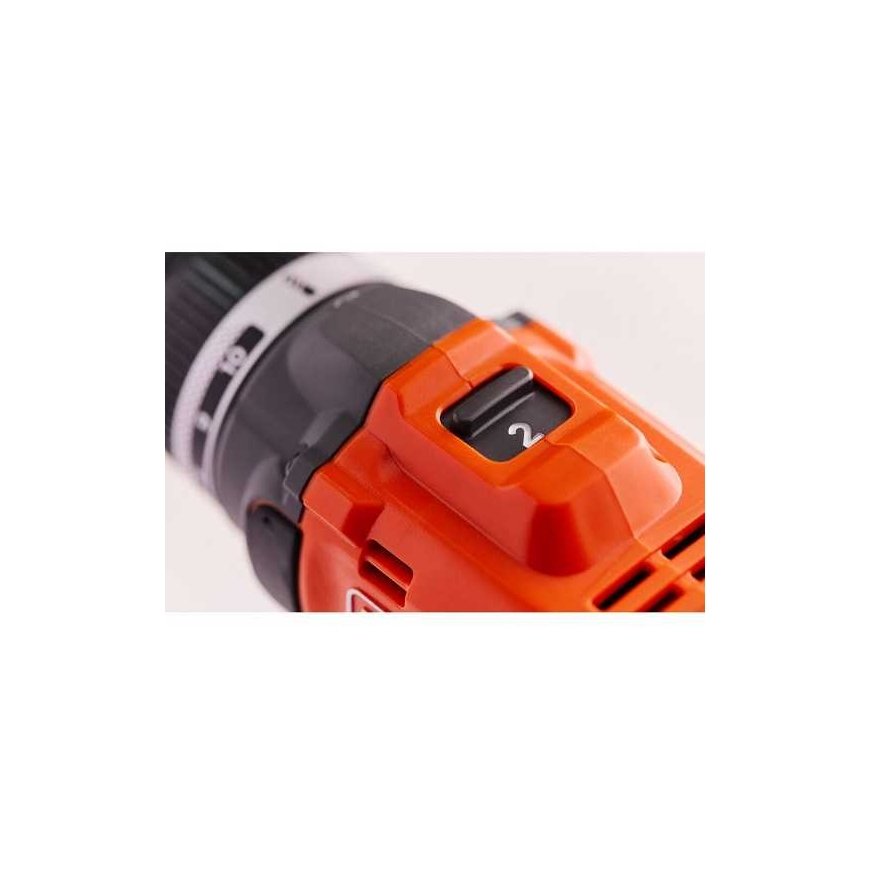 Black & Decker akumuliatorinis gręžtuvas/suktuvas, 50Nm, 18V POWERCONNECT, Juodas & Decker [BLD682D1XK-QW] 2.0Ah, lagaminas – 5
