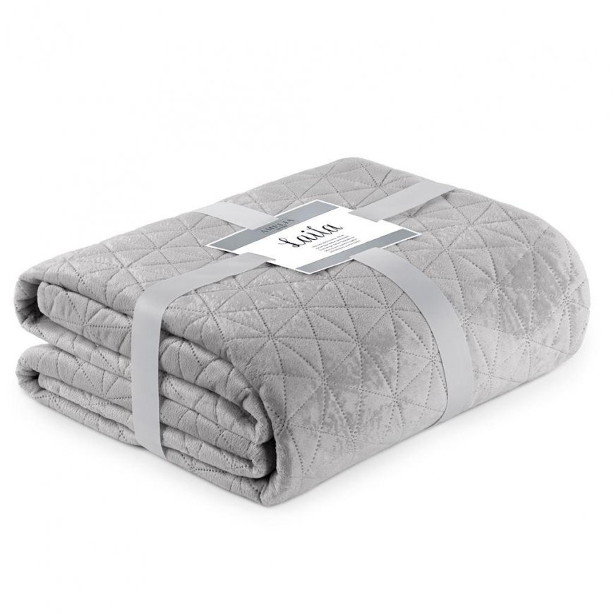 AmeliaHome bedspread LAILA, 200x220 cm, color: silver – 3