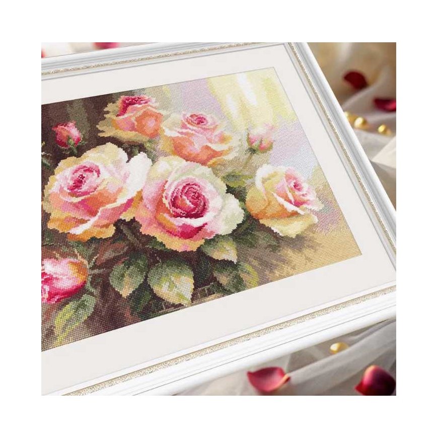 Beldizart Kryželiu embroidery kit "Roses in the Sunlight" S2-54 – 4