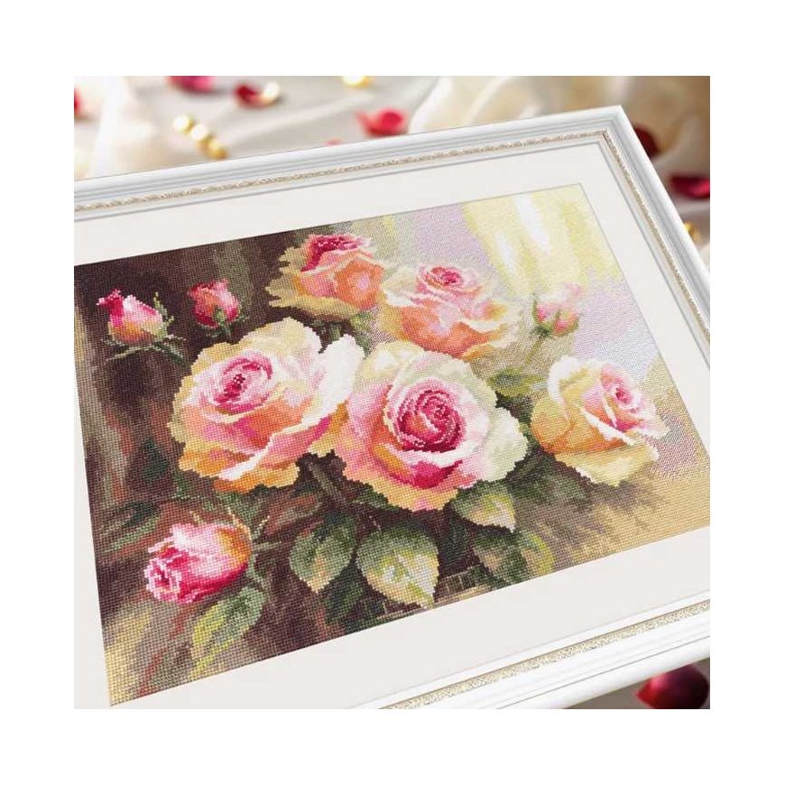 Beldizart Kryželiu embroidery kit "Roses in the Sunlight" S2-54 – 5