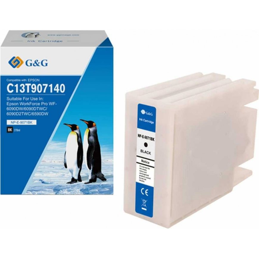 G&G compatible ink / toner C13T907140, NP-E-9071BK, black – 2