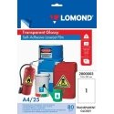 Self-adhesive glossy clear Lomond PET Laserjet film, A4 size, 25 sheets Self-adhesive glossy clear Lomond PET Laserjet film, A4 size, 25 sheets