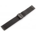 Pacific 10 watch strap - HQ mesh - graphite matte 24 mm