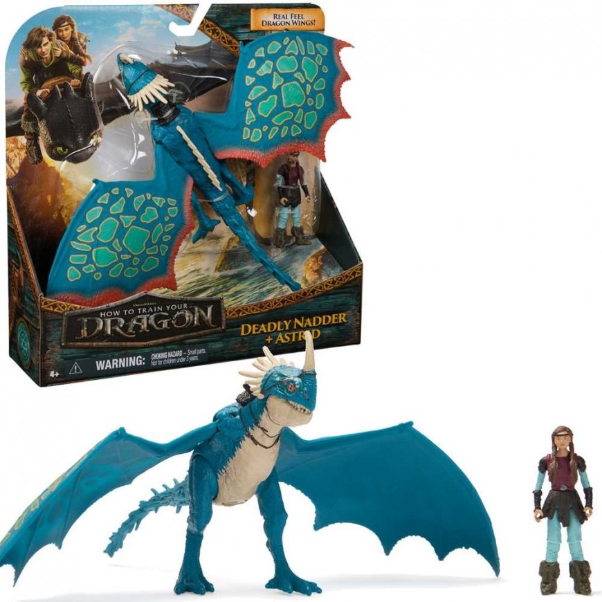 How to Tame a Dragon: Deadly Nadder Figurine Set and Astrid