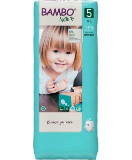 Abena BAMBO diapers, size 5, 11-17kg, 38 pieces