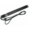 XtendLan 19" distribution panel 8x230V 10A XtendLan 19" distribution panel 8x230V 10A