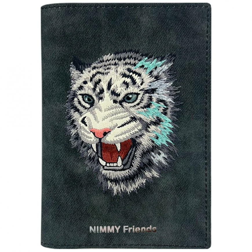 Dėklas Passport case Nimmy wallet Raptor Tiger pilkas