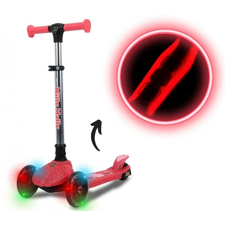 Milly Mally scooter jelly pink