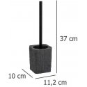 VILLATA toilet brush, black color, WENKO VILLATA toilet brush, black color, WENKO