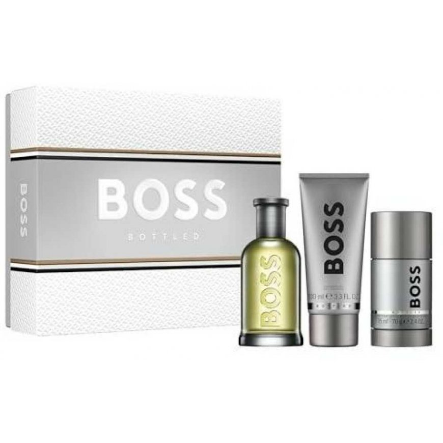 Hugo Boss BOSS Bottled set for men (EDT, 100 ml + shower gel, 100 ml + stick deodorant, 75 ml) – 2