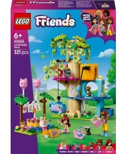 LEGO Friends Kissans syntymäpäiväjuhlat ja puumaja 42666