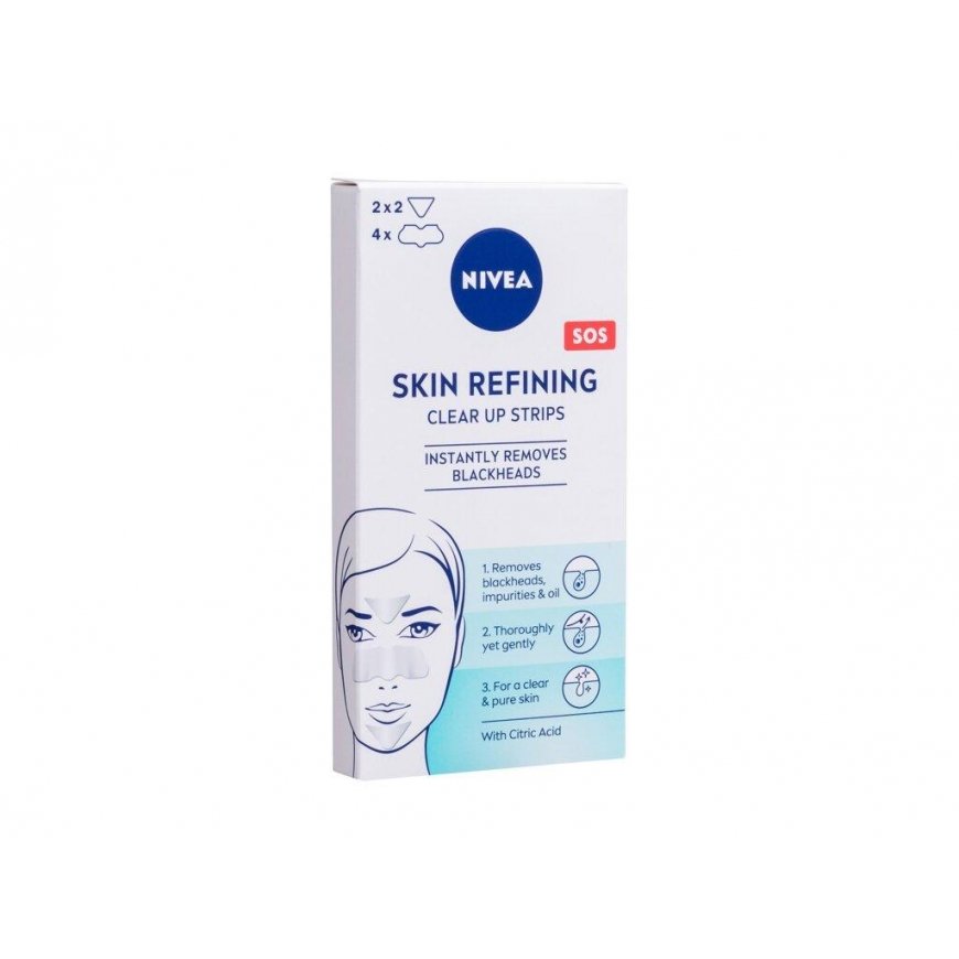 Nivea Skin Refining SOS Clear Up Strips Local Care for Women, 8 pcs