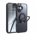 McDodo PC-4930 MagSafe case for iPhone 16 with stand (black) McDodo PC-4930 MagSafe case for iPhone 16 with stand (black)
