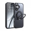 McDodo PC-4930 MagSafe dėklas iPhone 16 su stoveliu (juodas)