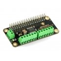 DFRobot DFR0592, DC motor controller HAT V1.0, 2 channels, 12 V / 1.2 A, designed for Raspberry Pi DFRobot DFR0592, DC motor controller HAT V1.0, 2 channels, 12 V / 1.2 A, designed for Raspberry Pi